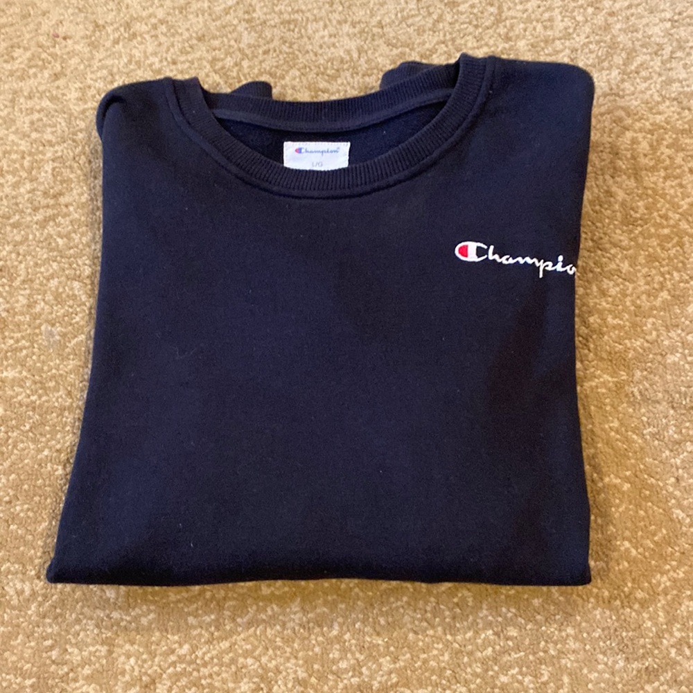 Mens large champion crew neck